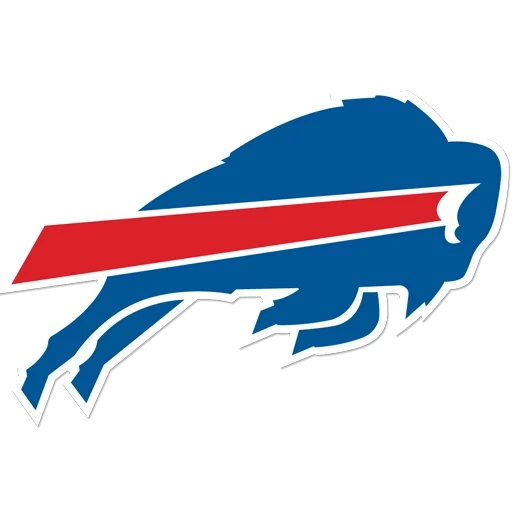 das blaue logo, philadelphia eagles, buffalo bills logo, new england patriots, buffalo team logo puck blau rot