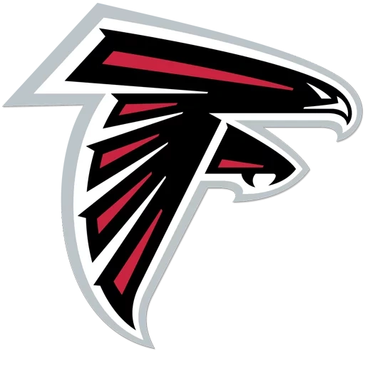 falcon, falcon logo, emblema falcon, atlanta falcons, atlanta falcons logo