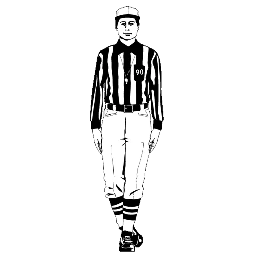 arbitre, hommes, football player, football referee, football official