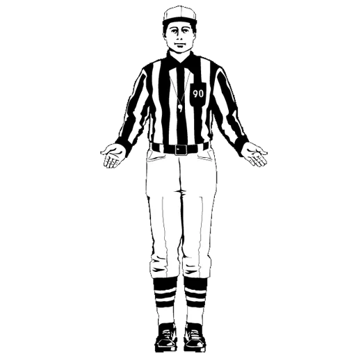 рефери, мужчина, дибала футболист, football referee, thrust me am referee наклейка