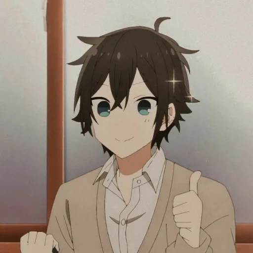 anime boy, urum anime, makoto miyamura, anime charaktere, hori-san miyamura-kun