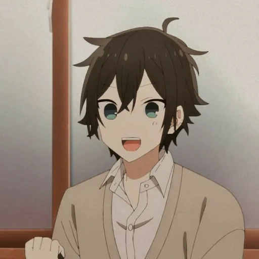 schöner anime, urum anime, makoto miyamura, anime charaktere, hori-san miyamura-kun