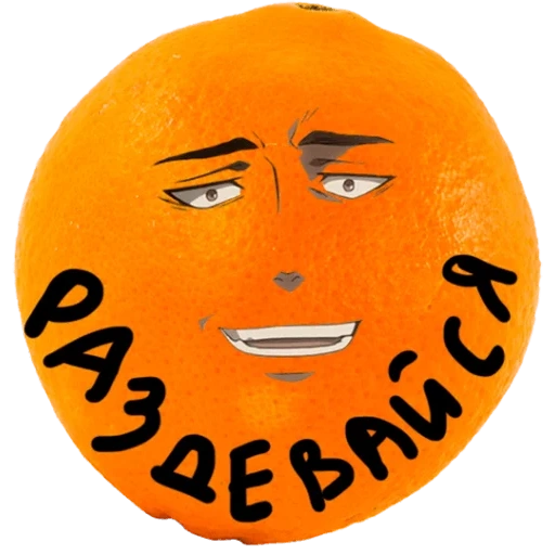 mandarin, orange, orange mima, orange face