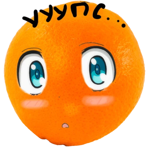 un jouet, mandarin, mandarin, visage orange, lisa mandarinka