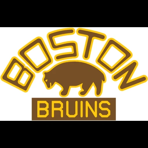бостон брюинз, лого бостон брюинз, бостон брюинз ретро лого, бостон брюинз логотип медведь, эмблема бостон брюинз медведем