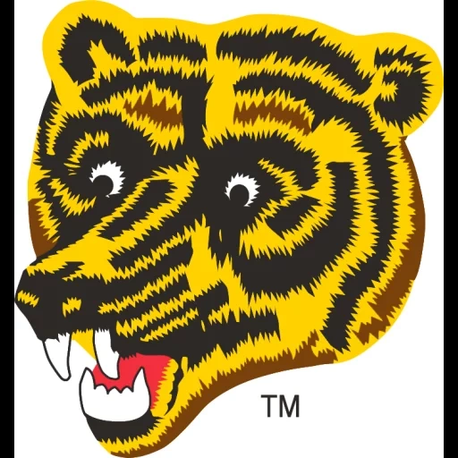 тигр желтый, нашивка тигр, голова тигра, бостон брюинз, лого бостон брюинз 1995