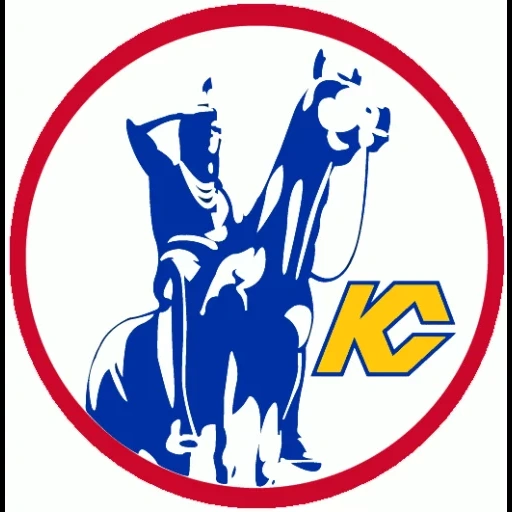 kansas city scout, канзас сити скаутс, логотип синей лошадью, эмблемы хоккейных клубов, национальная хоккейная лига