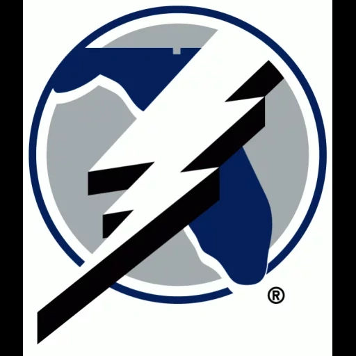 символ, вик логотип, спорт эмблема, национальная хоккейная лига, логотип тампа бэй лайтнинг старый