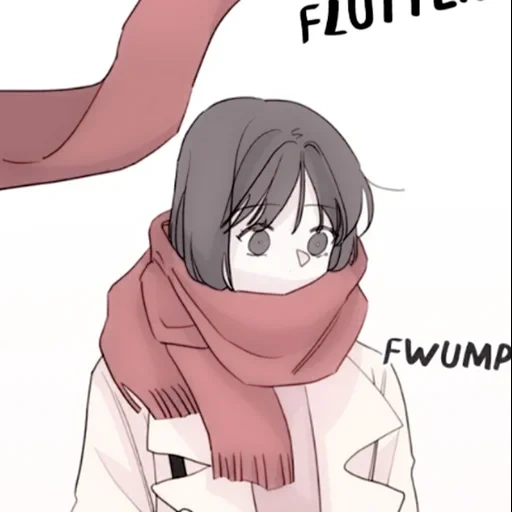 mikasa, imagen, bufanda de anime, personajes de anime, mikasa ackerman con una bufanda