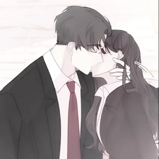 couple anime, manga d'un couple, idées d'anime, baiser, beaux couples d'anime