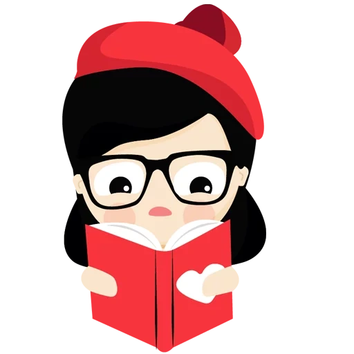 notebook, icône hipster, maiden red, cartoon avatar apk, autocollant fille mignonne