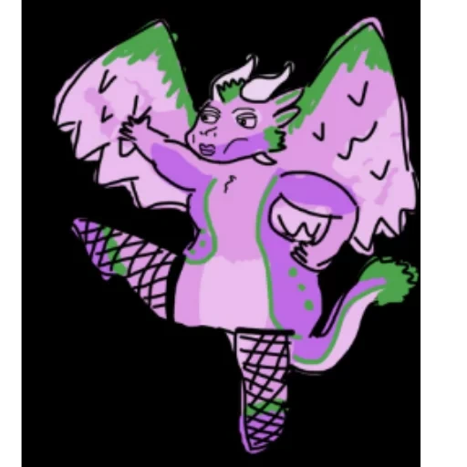 anime, spike pony, dragon saga, fictional character, spike is a giant dragon