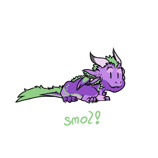 аниме, драконы, дракон милый, фиолетовый дракон, покемон нидоран эволюция