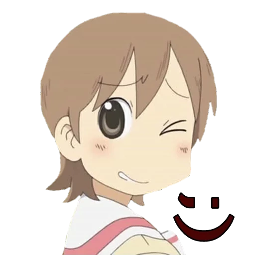 anime, image, nichijou, nichijou yukko, personnages d'anime