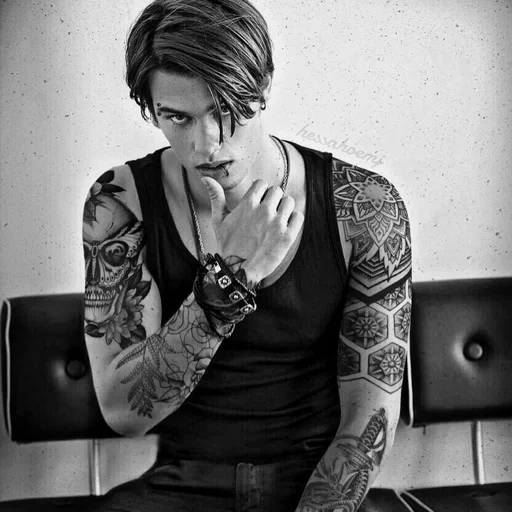 tatoo, jovem, menino tatuado, daniel inked, stephen james