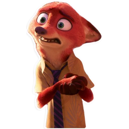 nick le renard, nick wilde, cuirs et peaux, nick wilde, animation par nick wilde