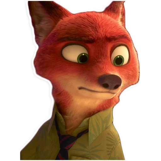 nick wilde, zeropolis, fox de zerolis, fios arquivados, apelido de filmes de wilde