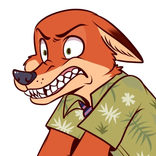 nick wilde, zeropolis, nick wilde, nick wilde 2d, nick wilde de zeropolis