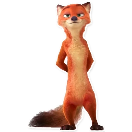 nick wilde, zeropoli, nick wilde 3d, fox nick wilde, holis nick wilde