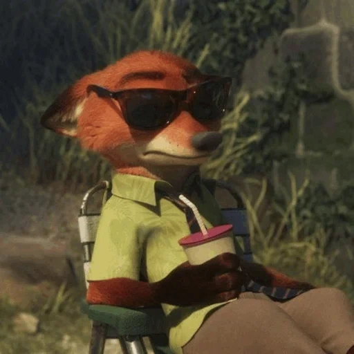 animación, gente, piel de animales, fox nick animal city, la ciudad de la bestia nick wilde