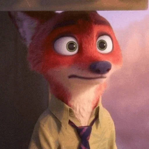 nick wilde, pelli di animali, fox animal city, nick l'orso di pelliccia, personaggi di animal city