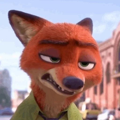 nick wilde, pele animal, fox nick wilde, urso de pele nick, cidade das feras nick wilde