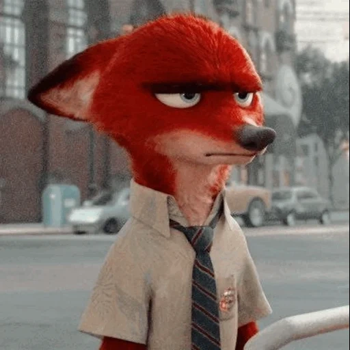 nick wilde, pelli di animali, fox nick wilde, nick l'orso di pelliccia, nick wilde e malvagio