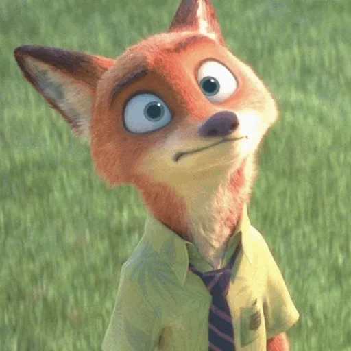 nick wilde, kulit binatang, beruang bulu nick, zootopia nick wilder, nick wilde beast city