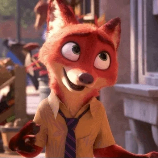 tante, nick wilde, nick wilde, zéropolie, renard zérodopole