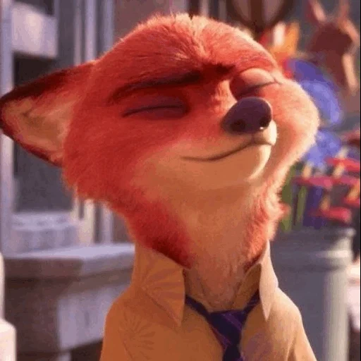 nick wilde, nick wilde, pele animal, raposa de pele de animal, animal city cartoon 2016