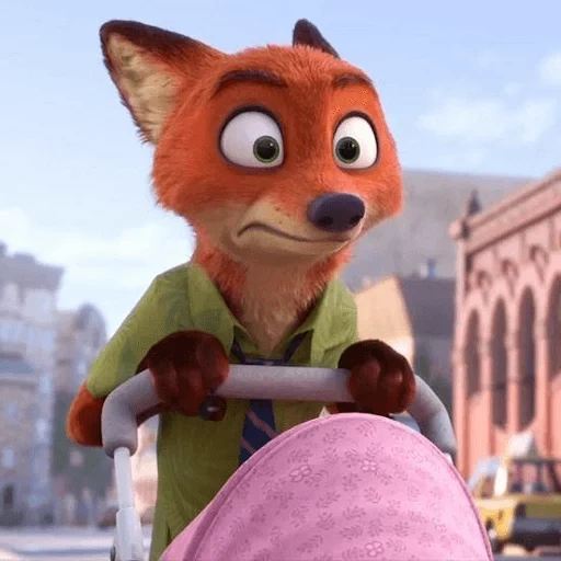 nick wilde, pele animal, urso de pele nick, cidade das feras nick wilde, judy hope animal city