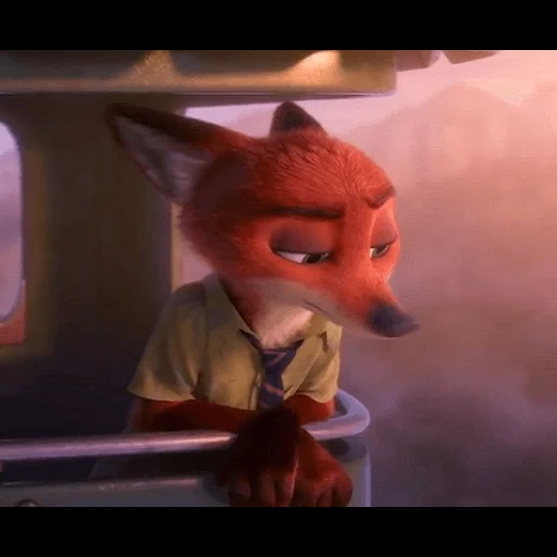 besta, pele animal, urso de pele nick, animal city cartoon, cidade das feras nick wilde