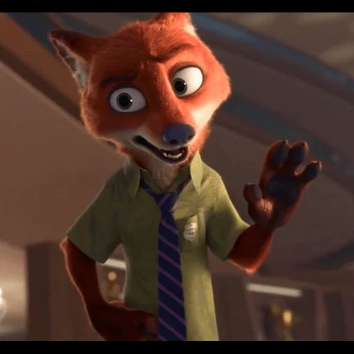 kulit binatang, fox zootopia, kartun zootopia, kartun wajah kulit binatang, zootopia cartoon 2016