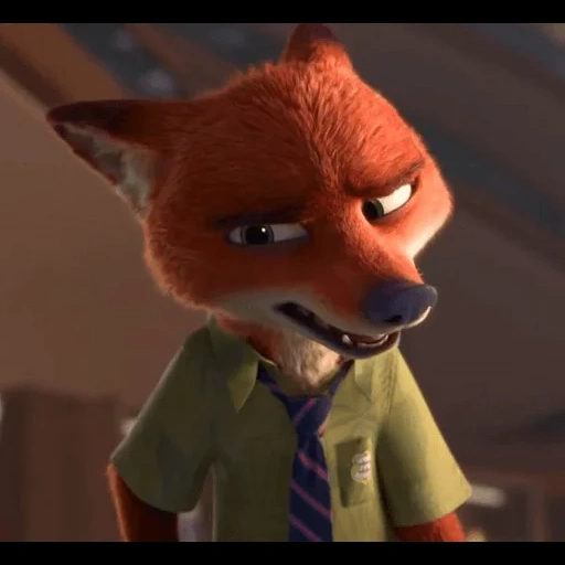 nick wilde, kulit binatang, beruang bulu nick, zootopia 2016, petualangan zootopia judy nick