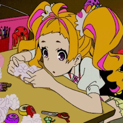 criatividade de animação, niko niama, personagem de anime