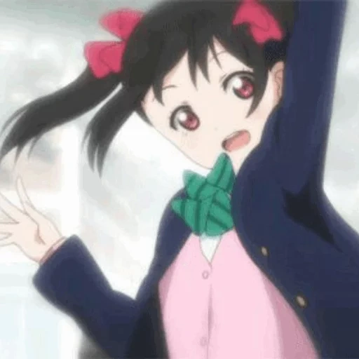 nico yazawa, niko yazawa, nico nico nii, nico nico douga, personnages d'anime