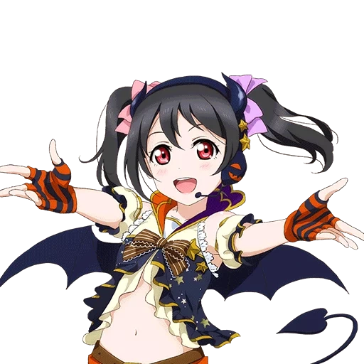 arte de anime, yazava nico, yazawa nico, nico halloween, nico yadzava halloween