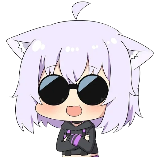 chibi, anime, anime neko, personnages d'anime