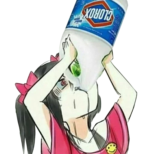 аниме, бутылка, спрайт мем, аниме напитки, трешовый вкус аниме
