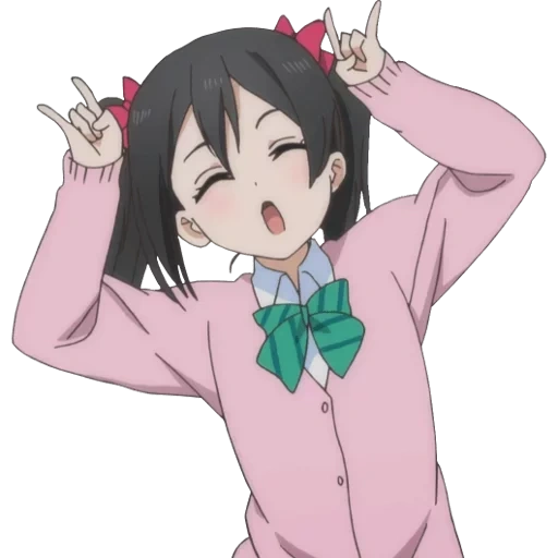 yazava nico, nico yazawa, nico nico nii, niko niko niii, anime nico yazava