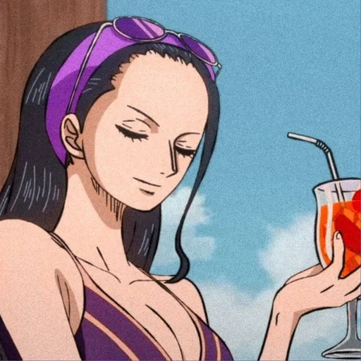 une pièce, anime unique, robin d'une pièce, eliza.deniz tick current, one piece nico robin