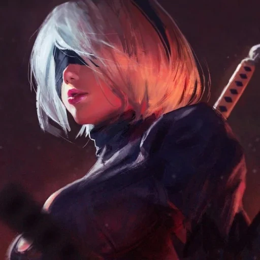 yorha, 2 b yorha, yorha no 2, nier automata, jeu d'automates neil