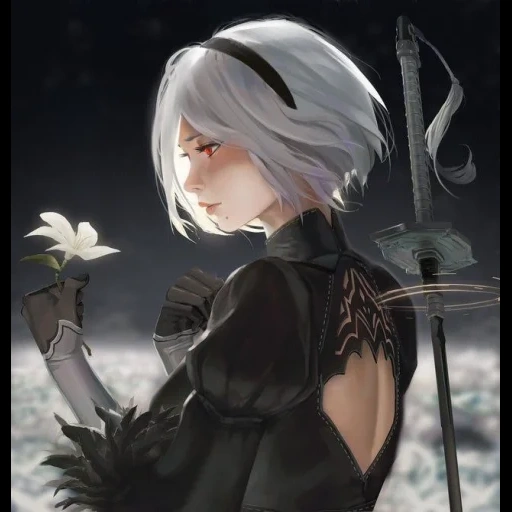 2 b, yorha, yorha 2 b, nier automata, yorha nr 2 typ b