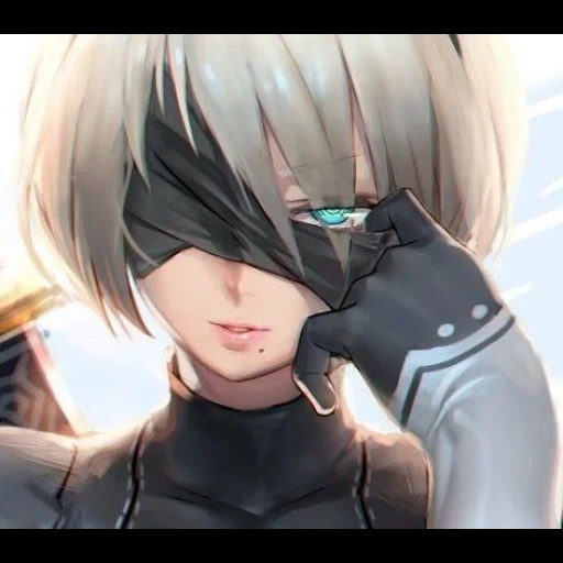 2 b, yorha 2 b, yorha nr 2, nier automata, yorha 2 b anime