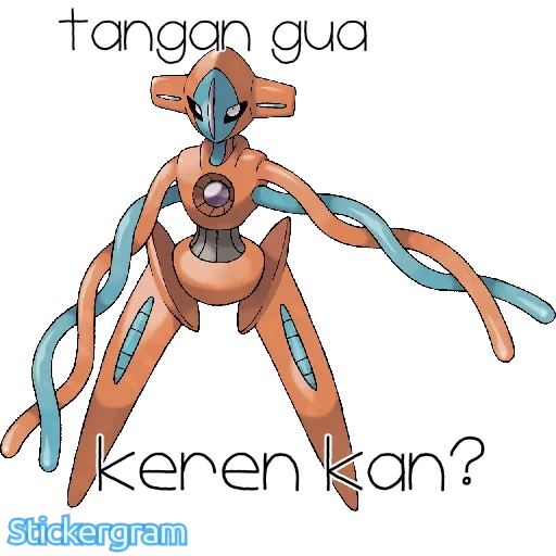 pokemon, deoksigenasi, pokémon deoksigenasi, giant deoxygenic pokemon, evolusi pokémon deoksigenasi