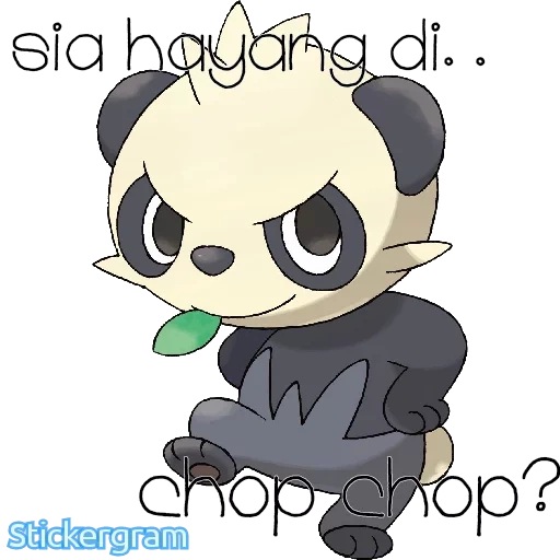 pokemon, one pancham, pok é mon panda, pokemon panda, pokemon pan xiang