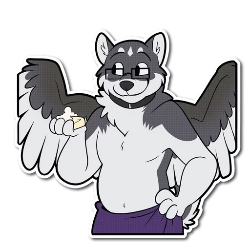 mapache, anime, furson husky, dibujos peludos, animales peludos