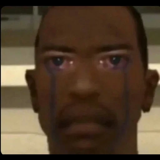 meme c.j, carl johnson, carl johnson c.j cried