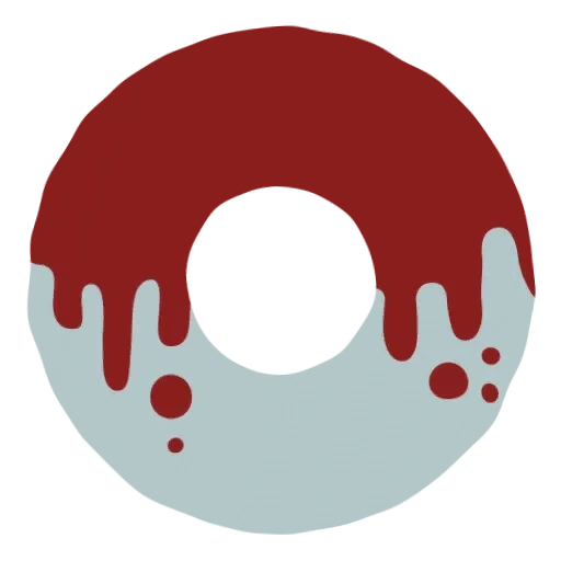 donut, donuts, insignia de donut, vector de dona, icono de dona