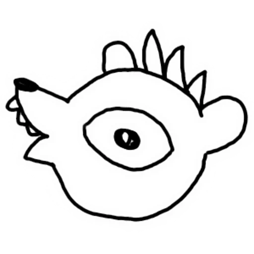 figura, insignia tc, coloración pokemon, patrón en blanco y negro, imagen de color